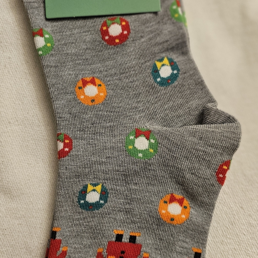 Womens Christmas Crew Socks
